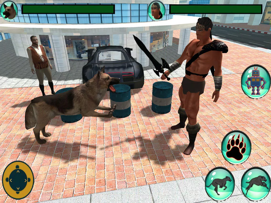 ภาพหน้าจอของ Police Dog Robot Transformation iPad 