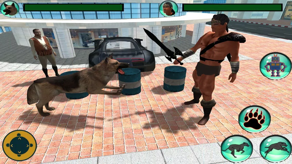 ภาพหน้าจอของ Police Dog Robot Transformation