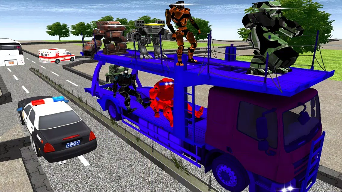 Robot Transformation & Truck Transportation Ekran Görüntüleri