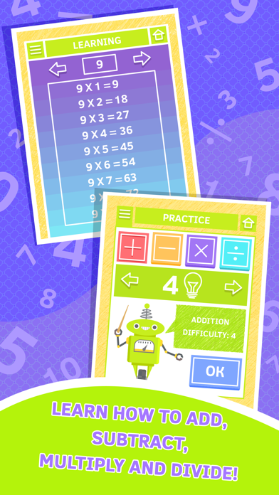 Math Master. Educational math games Screenshots