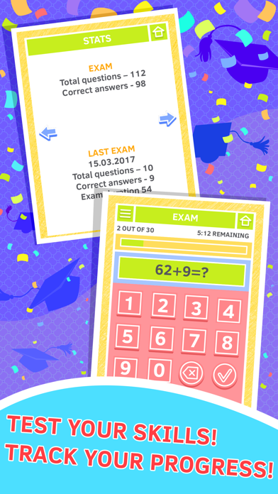 Math Master. Educational math games Screenshots
