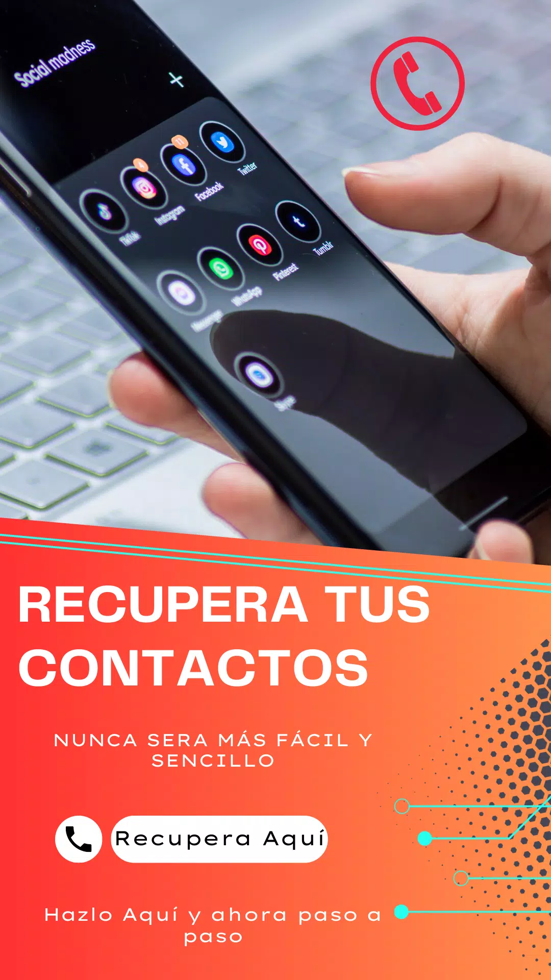 Como recuperar contactos Screenshots