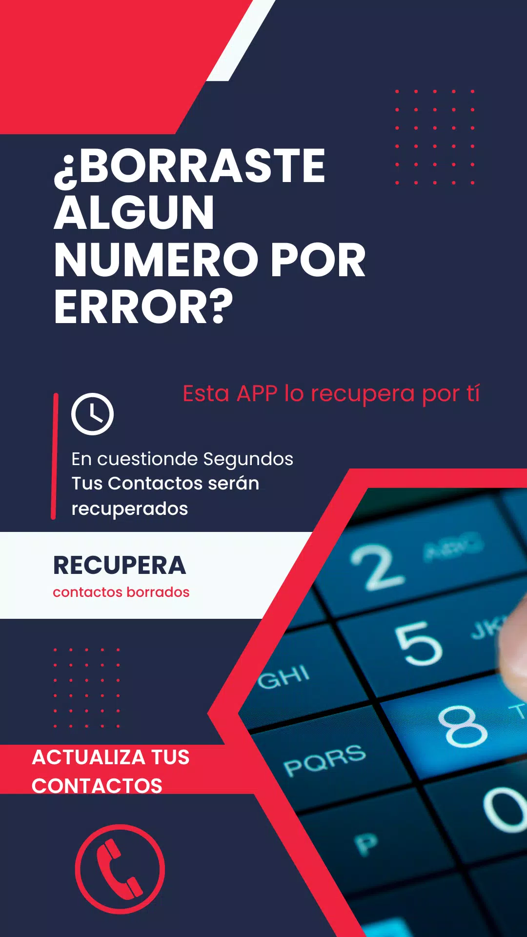 Como recuperar contactos Screenshots
