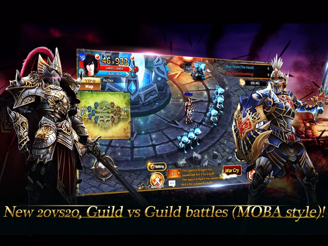 Arcane Online - Best 2D MMORPG iPad  स्क्रीनशॉट