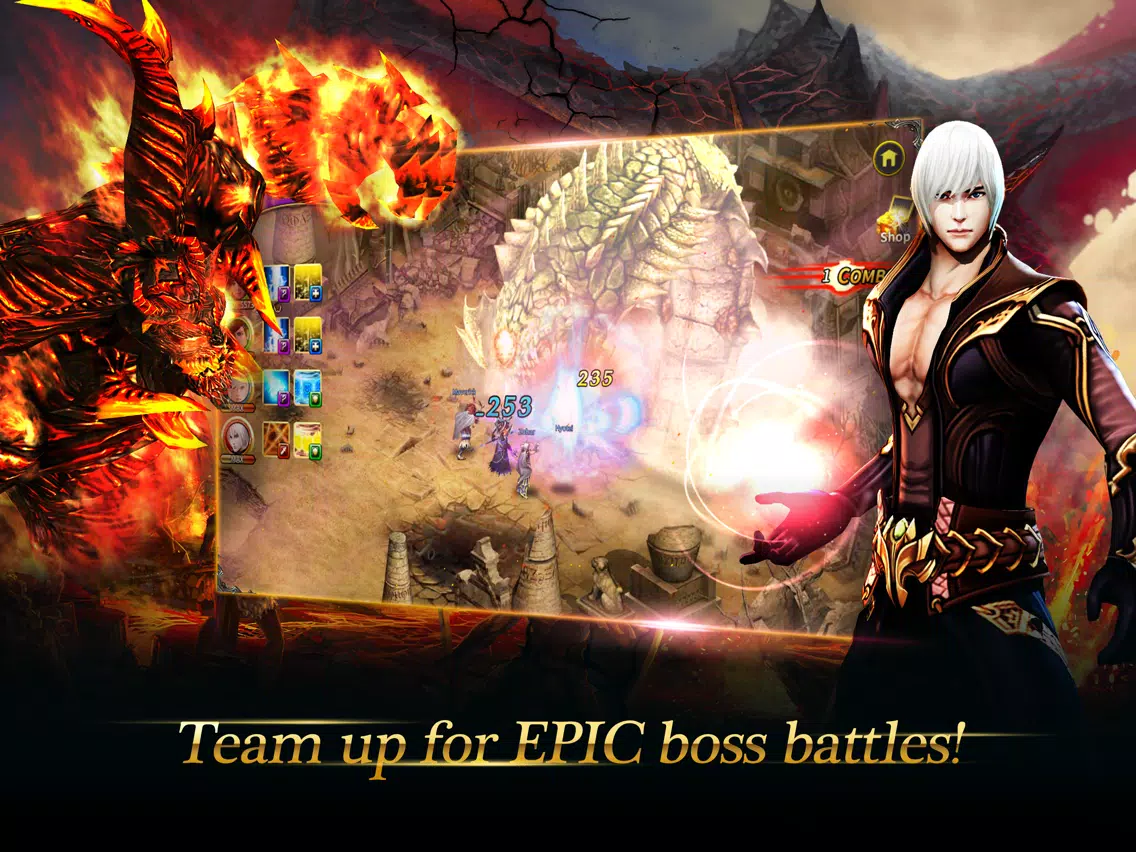 Arcane Online - Best 2D MMORPG iPad  स्क्रीनशॉट