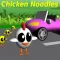 Chicken Noodles cross the road