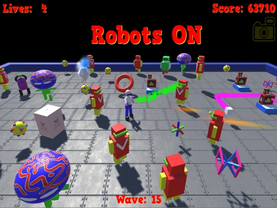 Capturas de tela do Robots On iPad