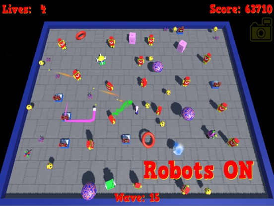 Capturas de tela do Robots On iPad