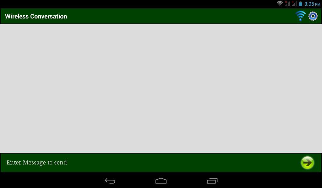 Wireless Conversation Screenshots