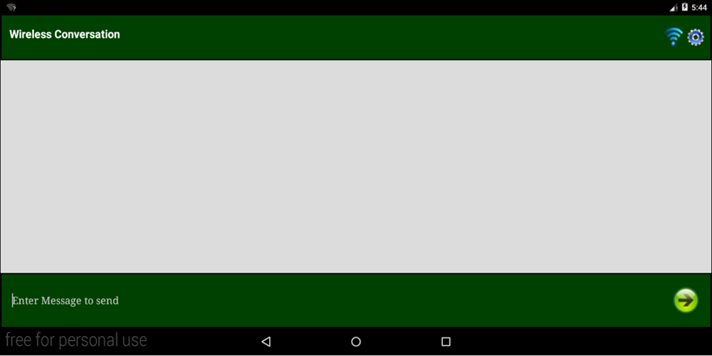 Wireless Conversation Screenshots