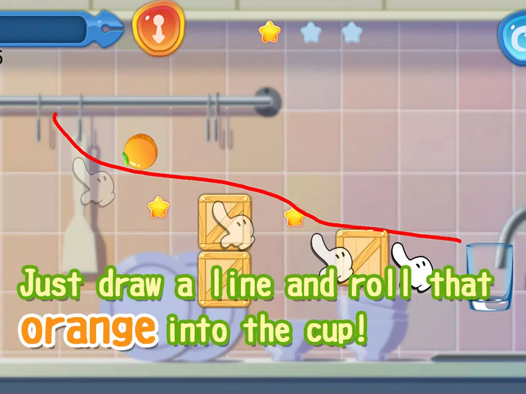 Ảnh chụp màn hình của The Rolling Orange and Pencil iPad 