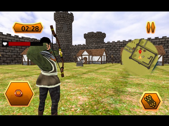 Bow Arrow Castle Knight iPad 應用截圖