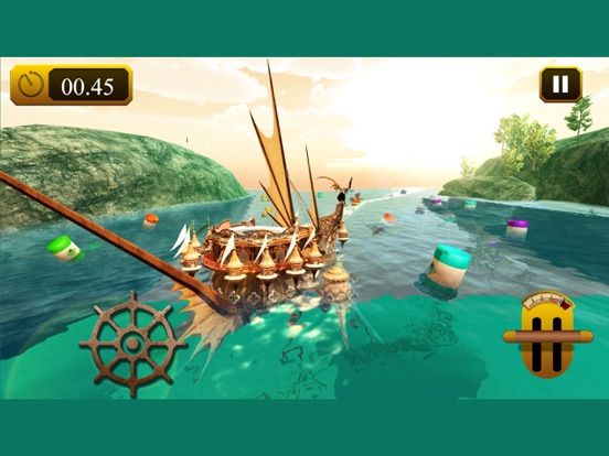 Steampunk Boat Parking & River Duty Simulator iPad Screenshots