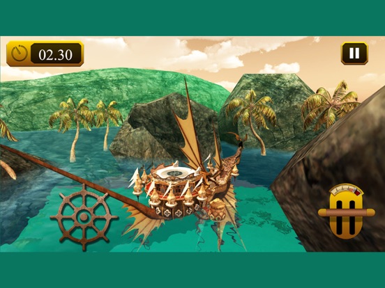 Steampunk Boat Parking & River Duty Simulator iPad Screenshots
