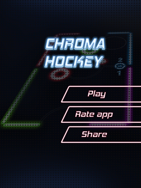 Chroma Hockey iPad  Screenshots