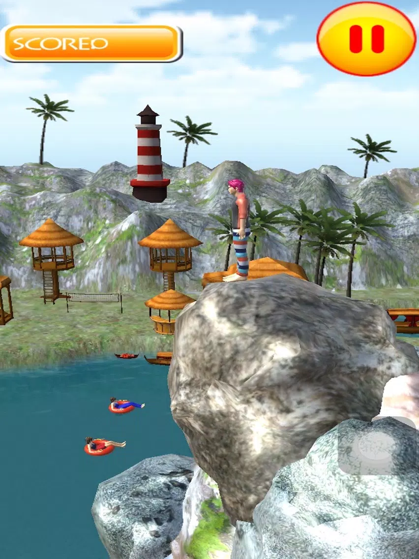Flip Swim Diving : Cliff Jumping iPad Screenshots