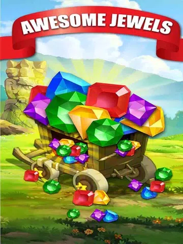 Tangkapan skrin The Jewel Star Quest World Mania Deluxe Edition HD iPad 