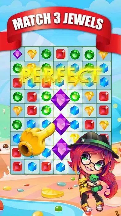 Tangkapan skrin The Jewel Star Quest World Mania Deluxe Edition HD
