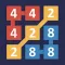 Merge number: Math game puzzle