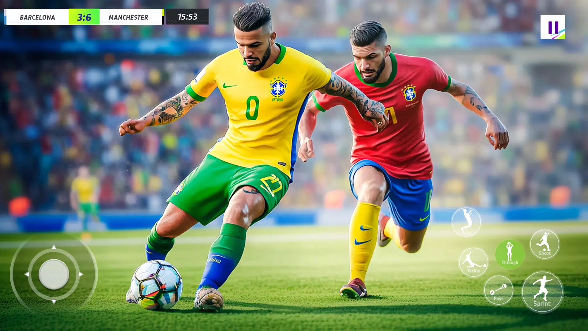 World Football Soccer Match Screenshots