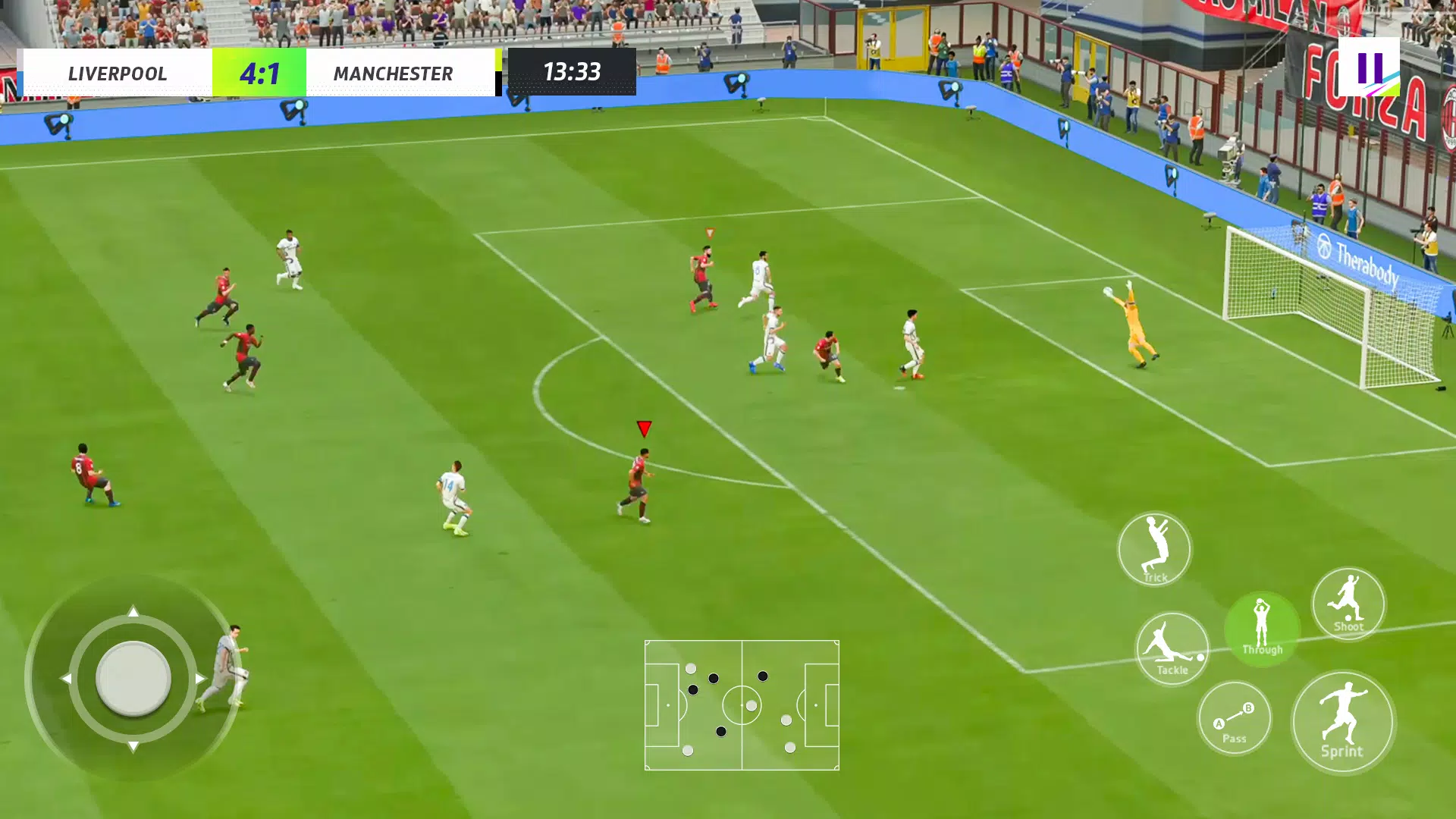 World Football Soccer Match Screenshots