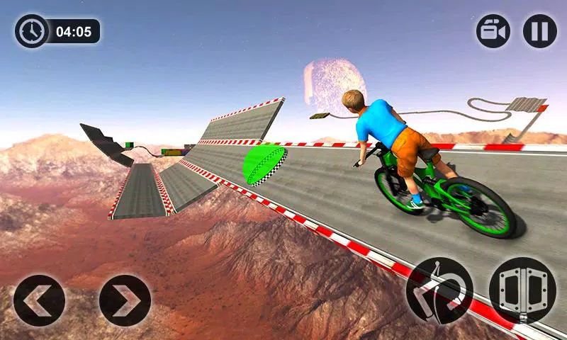 Captures d'écran de Impossible Ramp Bicycle Rider