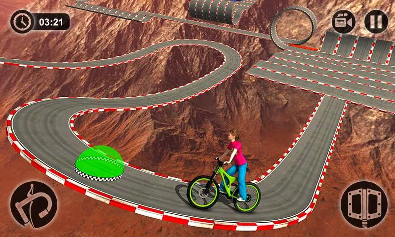 Captures d'écran de Impossible Ramp Bicycle Rider