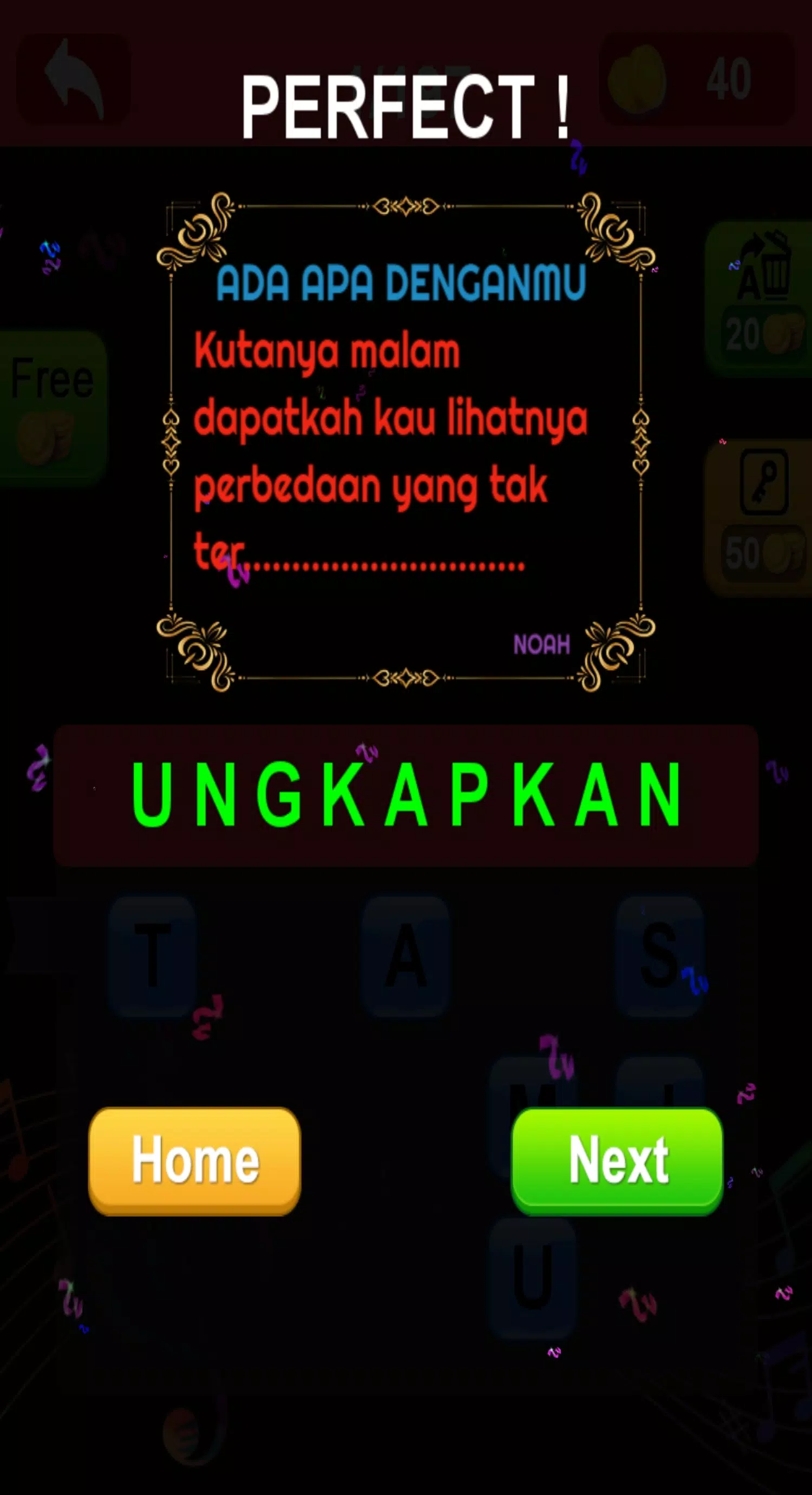 Song Lyrics Quiz Screenshots
