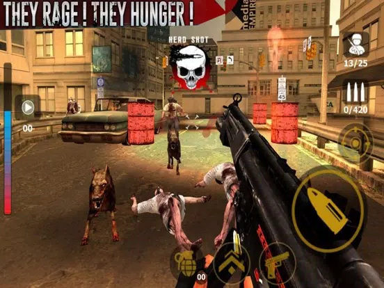 Zombie Z Hunting III iPad  स्क्रीनशॉट
