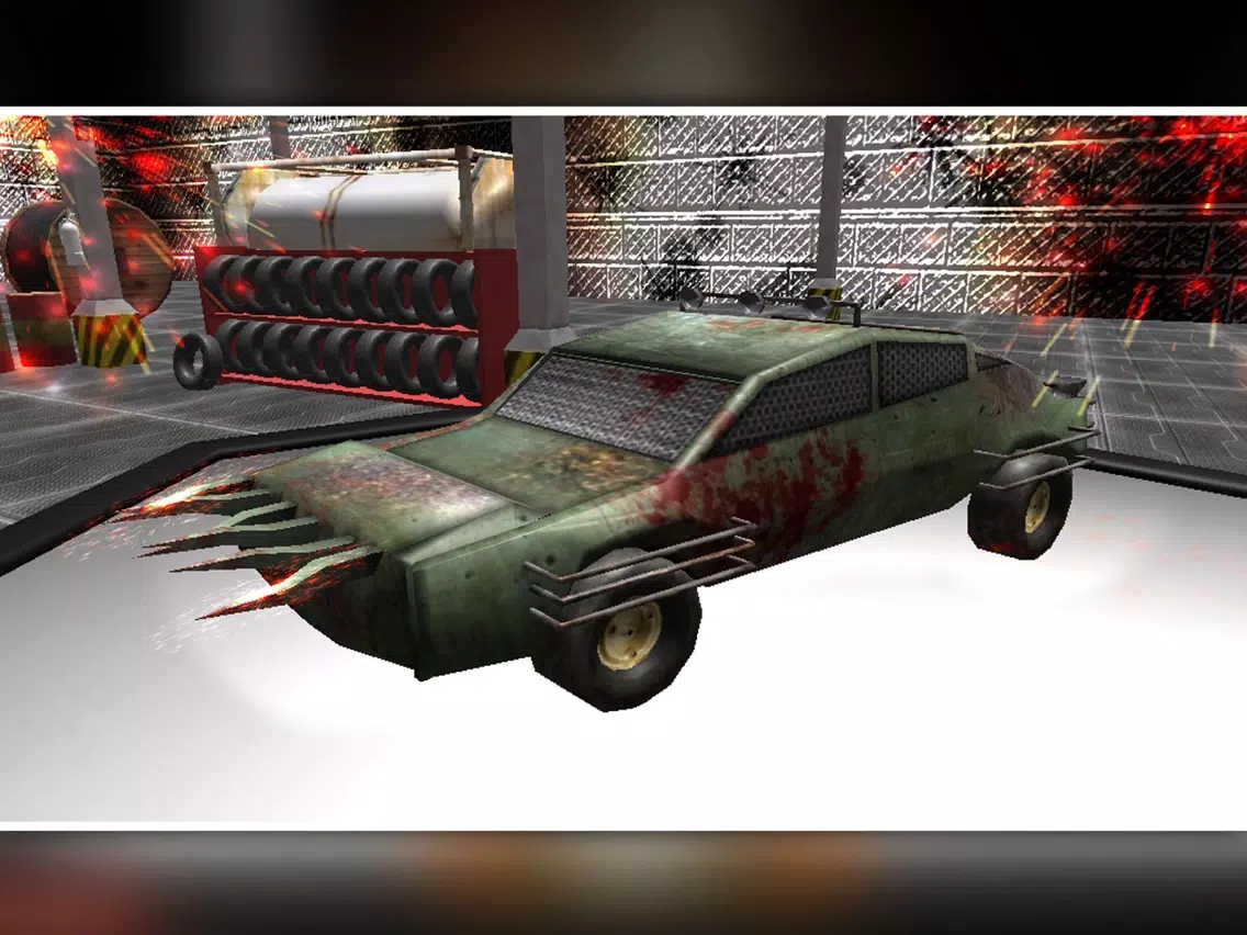 Tangkapan skrin Zombie Highway killer - Death Racing iPad 