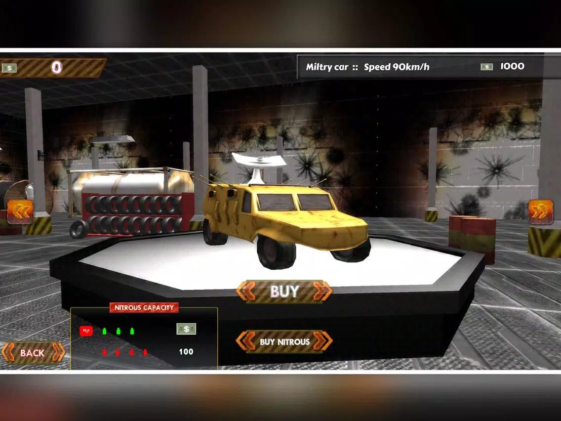 Tangkapan skrin Zombie Highway killer - Death Racing iPad 