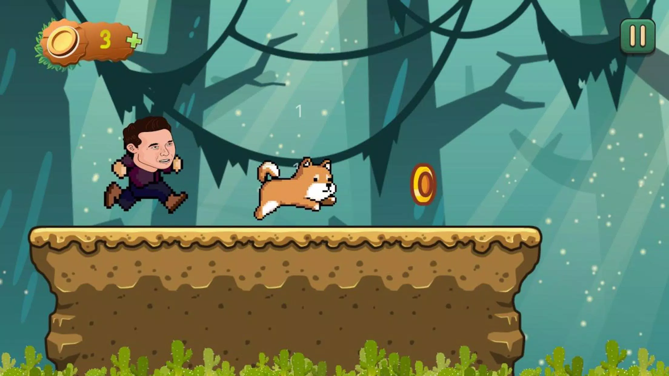 Doge run - 2 the Moon Screenshots