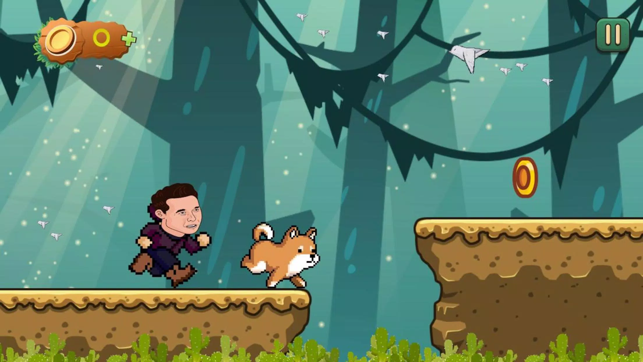 Doge run - 2 the Moon Screenshots