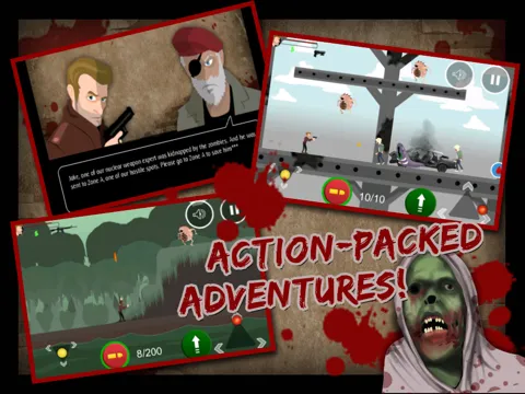 Attack of the Killer Zombie Free iPad  Screenshots