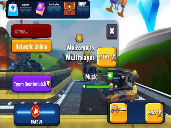 Tangkapan layar Attack of the Tanks iPad 