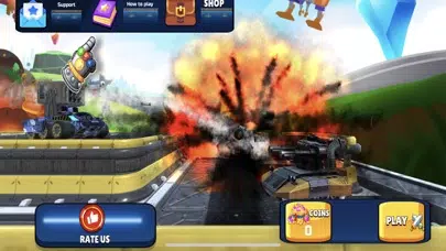 Tangkapan layar Attack of the Tanks