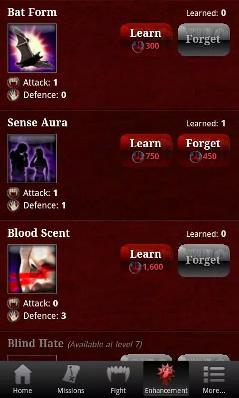 Vampires Game Screenshots