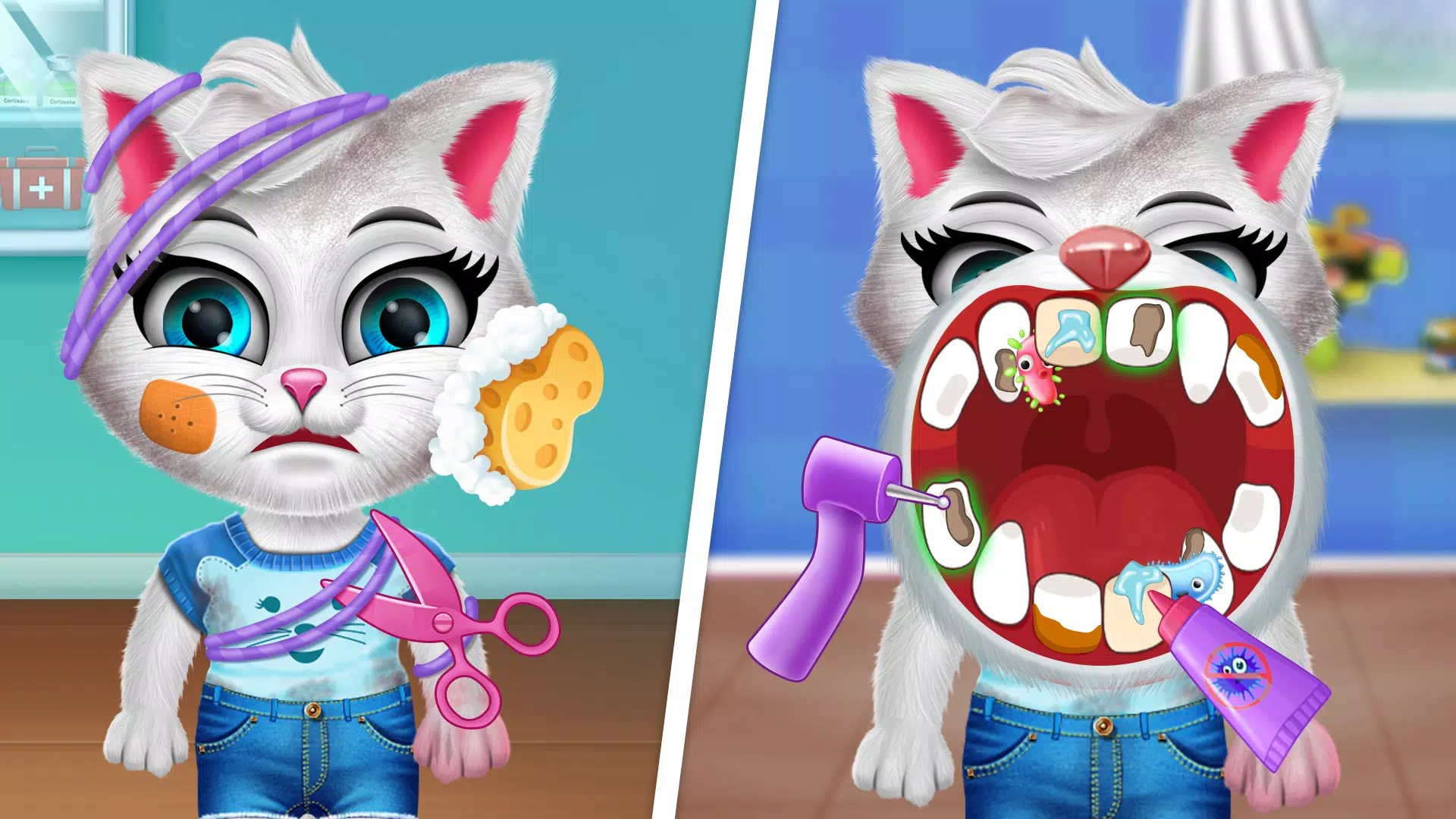 Kitty Daycare Salon Games Screenshots