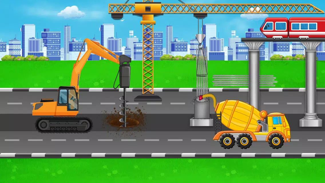 Kids Construction City builder Screenshots