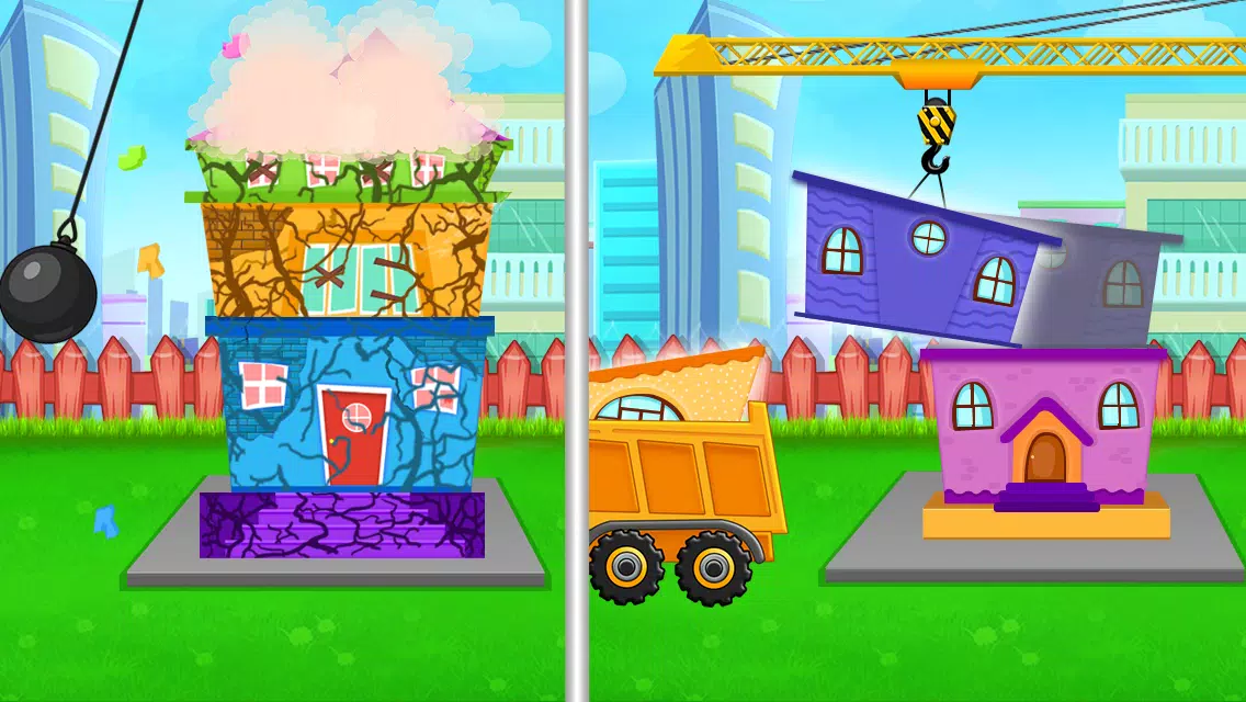 Kids Construction City builder Screenshots