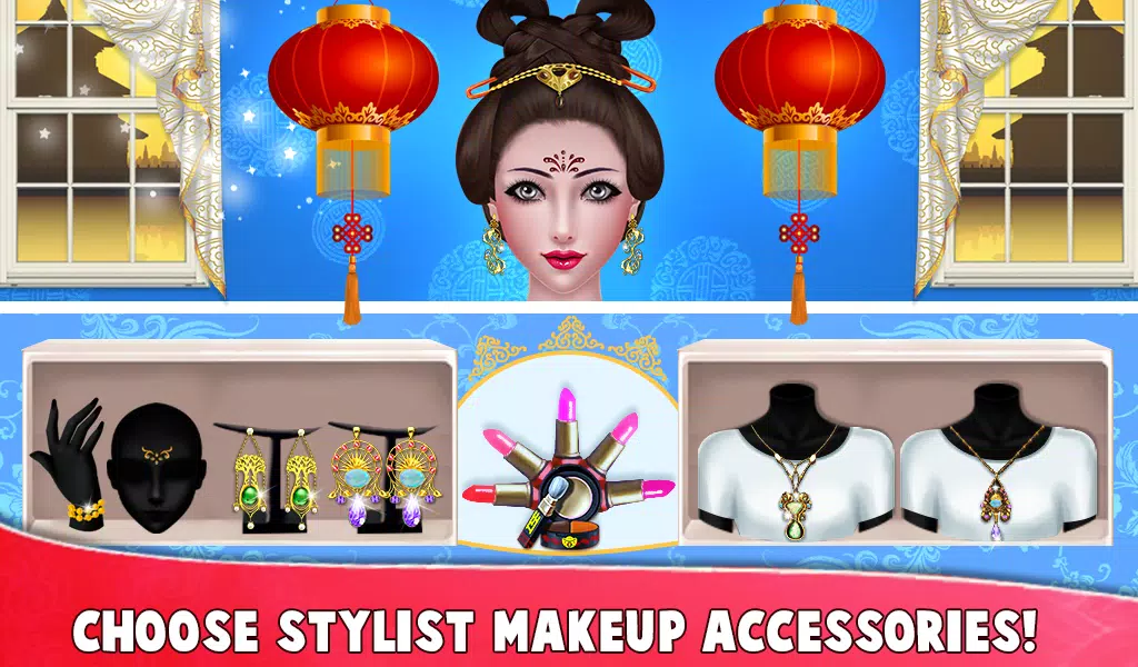 Chinese Girl Dressup Makeup Screenshots