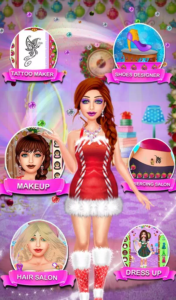 Christmas Makeup Dressup Games Screenshots
