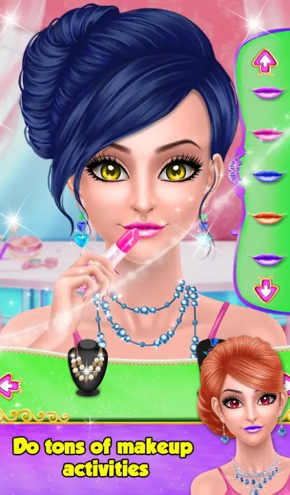 Girl Hair Do Design Salon Game Screenshots