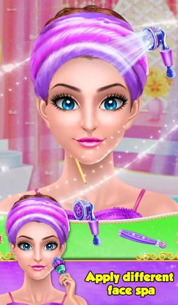 Girl Hair Do Design Salon Game Screenshots