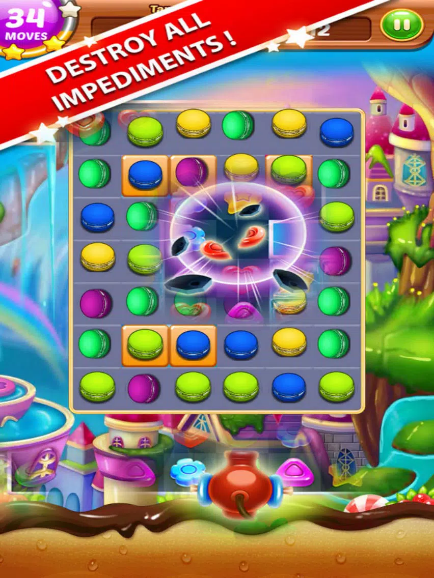 Candy Sugar Adventure Journey:Game Candy Free iPad Screenshots