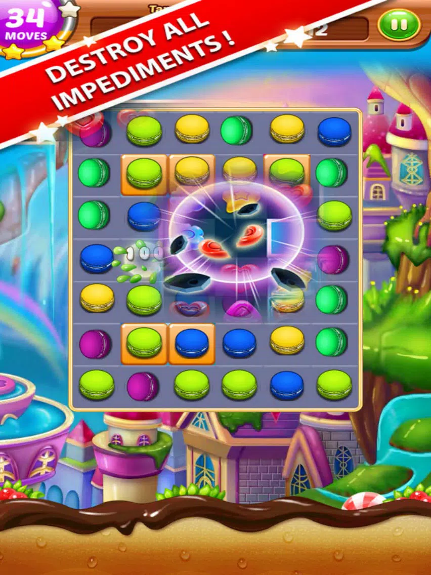 Candy Sugar Adventure Journey:Game Candy Free iPad Screenshots