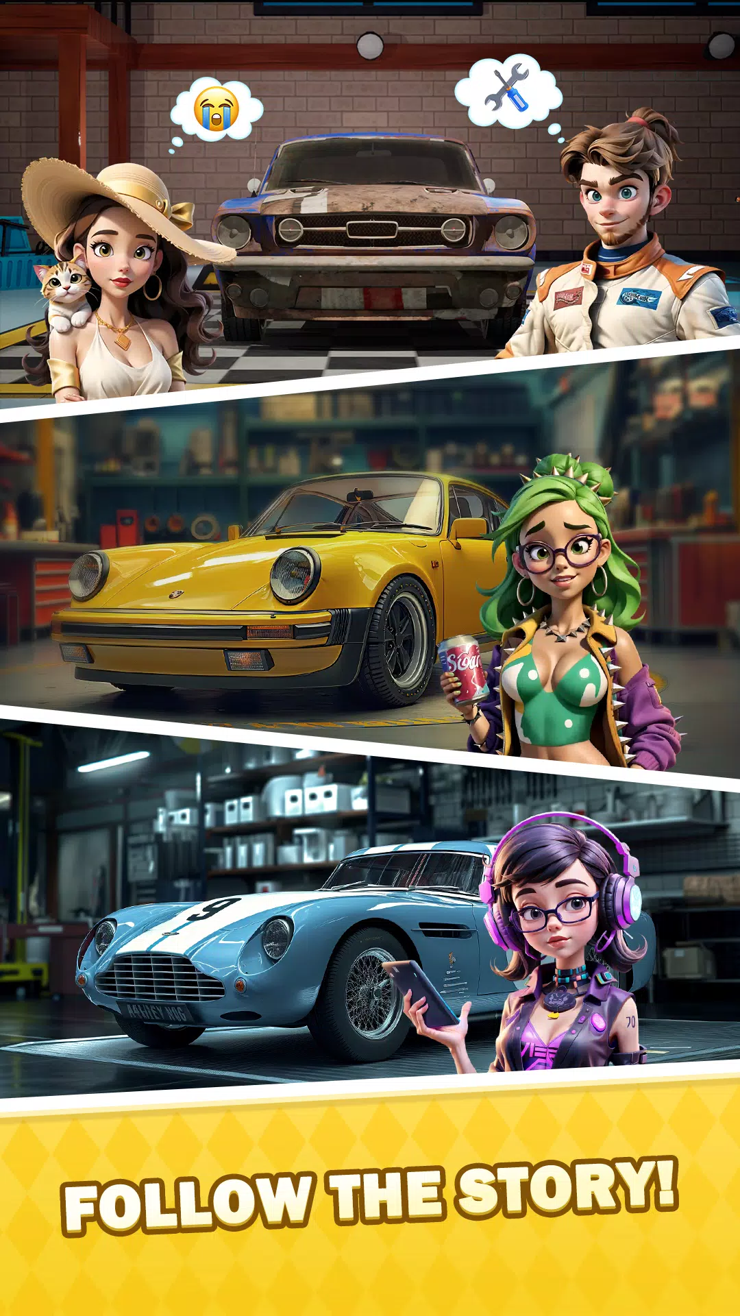 Mechanic's Life: Merge Dreams Screenshots