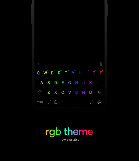 Chrooma Keyboard - RGB & Emoji Screenshots
