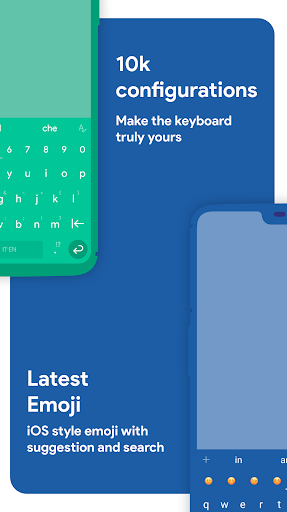 Chrooma Keyboard - RGB & Emoji Screenshots