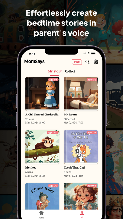 MomSays: AI Bedtime Stories Screenshots